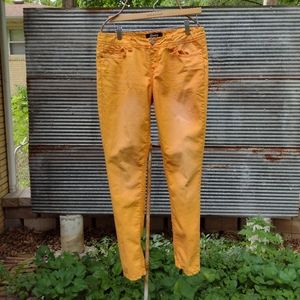 Rewash Jr size 11 tangerine 🍊 slim leg faded jeans